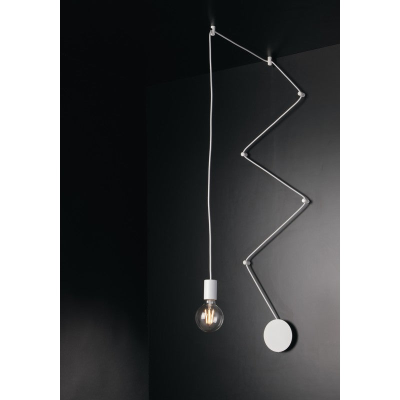 WHITE HABITAT CEILING LIGHT 1XE27 500CM